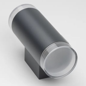 Brilagi - Kültéri fali lámpa MATERA 2xGU10/30W/230V antracit IP54