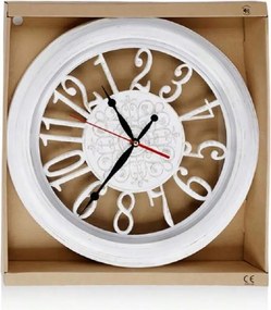 Falióra 38.5 cm fehér modern csendes