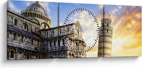 Kép - Pisa (órával) (90x30 cm)
