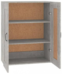 betonszürke függő faliszekrény 69,5 x 32,5 x 90 cm
