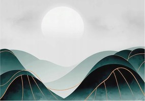 Divatos Flizelin Tapéta Ragasztóval Fali 3D Látszólagos nyugalom 312x219 Ragasztó