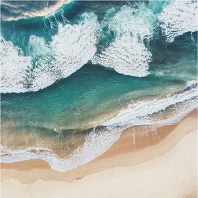 Fotótapéta Flizelina Nappali és Hálószoba Irodába Tengeri hullámok 250x250 Ragasztó