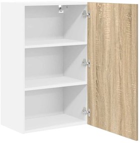 Függő szekrény Riga Sonoma tölgy és fehér 50 x 31 x 80 cm