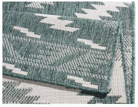 Malibu zöld-krémszínű kültéri szőnyeg, 250 x 80 cm - NORTHRUGS