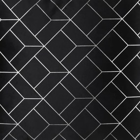 Eglo 420075 - Dekoratív párna SINGU 45x45 cm fekete/ezüst