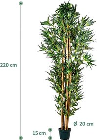 PLANTASIA Műnövény bambusz 220 cm