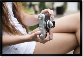 Poszterek keretben 60x40 Vintage fényképezőgép