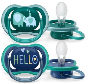 Baba cumi Ultra air  Avent + 18 hónap - 2 darab fiú elefánt, vel. 18+ h