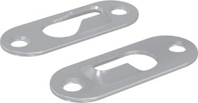 vidaXL Kulcslyuk Akasztó 2 pcs Ezüst 45 x 16 x 3.5 mm Vas