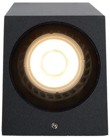 Lucide 69800/02/30 - Kültéri fali lámpa ZARO 2xGU10/35W/230V IP44 fekete
