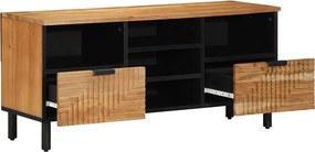 vidaXL TV egységek fiókkal Tömör Akácfa 100 x 33,5 x 46 cm Faanyag
