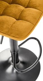 H-95 Mustársárga Bárszék Állítható Magassággal