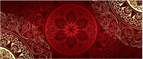 Kép - Arany mandalák (120x50 cm)