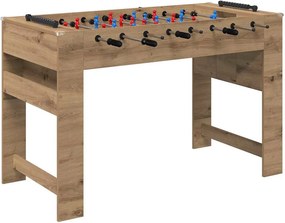 vidaXL Foci Asztal Kézműves Tölgy 125 x 60,5 x 80 cm Faanyag