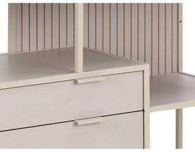 Szürke könyvespolc 114x78x35 cm Seaford – Actona