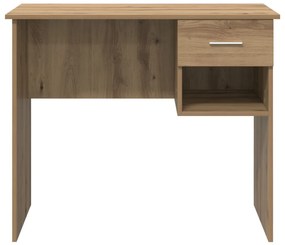 Íróasztal tárolóval Mesteri tölgy 90x49.5x75 cm Szerelt fa