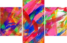 Kép - Színes absztrakció (90x60 cm)