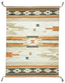 Aztec kétoldalas kültéri szőnyeg újrahasznosított műanyagból, 90 x 150 cm - Green Decore