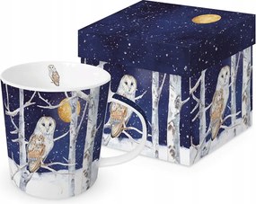 Nagy Porcelán Bögre Ppd Winter Owl Téli Bagoly 0,4 l dobozban