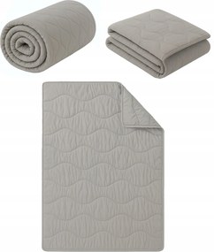 Egész Évben Használható Antiallergén Paplan 200X220 Meleg Könnyű Steppelt Szürke