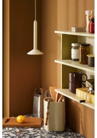 Sárga-szürke többszintes fali polc 50 cm Pep – Hübsch