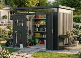 bádog kerti ház LANITPLAST MARBURG 108 ANTRACIT LG4018