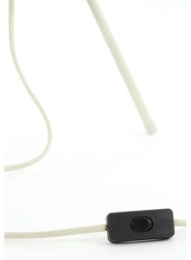 Krémszínű asztali lámpa (magasság 60 cm) Plumeria – Light &amp; Living