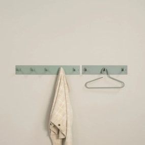 Zöld-szürke fém fali fogas Leatherman – Spinder Design