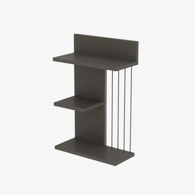 Kinik fali polc, antracit, 40 cm