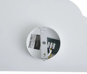 Gyerekszobai fali lámpa fehér felhő napocskával - Cloudy