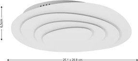 BRILAGI-LED Mennyezeti lámpa MODERN MINI LED/28W/230V 3000/4500/6000K 29,8x25,1