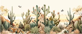 Kép - Sivatag, akvarell (120x50 cm)