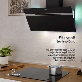 Klarstein Alina elszívó, 80 cm, 600 m³/h, Csendes, EEK A