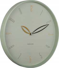 Falióra falra akasztható zöld Petals konyha, nappali, étkező