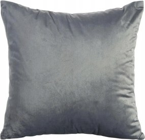 Dekoratív párnahuzat 40x40 grafit velúr