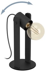 Eglo 43849 - Asztali lámpa PLIMSOLL 1xE27/15W/230V
