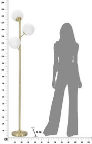 Glamy állólámpa 3 luci ø 36x190cm