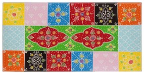 Fali TV szekrény 60x30x24 cm Szilárd Fa Durva Mangó