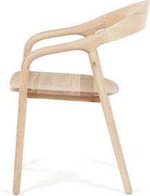 Jídelní židle, přírodní, dřevo, DCH-V3202 NAT