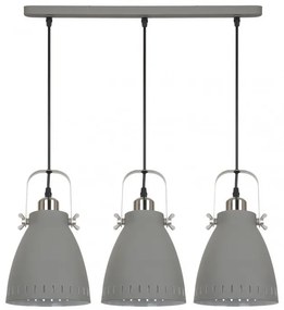 Italux FRANKLIN MD-HN8026S-3-GR+S.NICK Függőlámpa 3x60W/E27