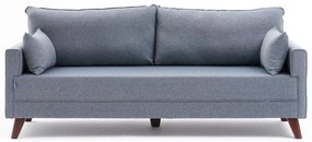 3 személyes kanapé Bella Soft Üçlü Koltuk - Kék