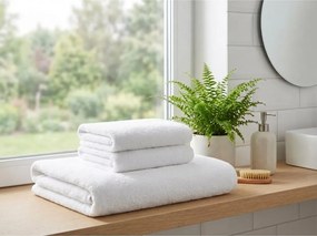 Törölköző MONEA 50x100 cm fehér, 100% pamut