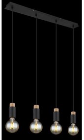 Globo 54045-4H - Csillár zsinóron MATTI 4xE27/40W/230V