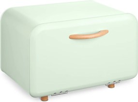 Fém kenyértartó, Navaris, elöl nyitható, 35,2x23,5x23 cm