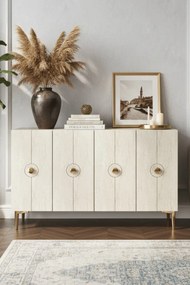 Enlem 120 - White, Travertine