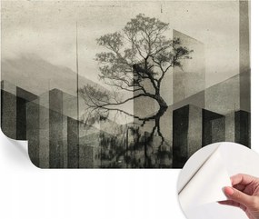 Öntapadós Dekoratív Fotótapéta Hálószobába Nyers elegancia 104x70 cm