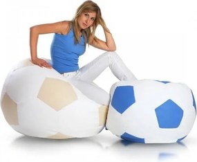 Babzsák labda sport l eco-bőr 325l TiaHome - Kék