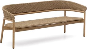 Bézs-natúr színű akácfa kerti kanapé Arinella – Kave Home