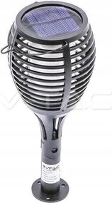 V-tac Napelemes kerti fali lámpa 4in1 Led Láng effekt 1700K IP44