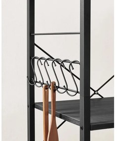 Szervírozó asztalka MARGE fekete